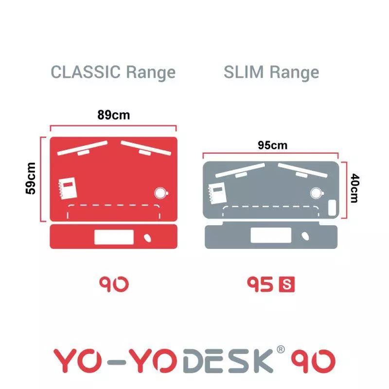 Yo Yo Desk 90 Sit Stand Desk Desk Riser Designed For Dual Monitors Sit Stand Com